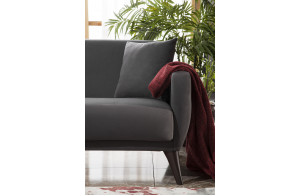 Трехместный Диван-кровать Flexy Флекси (темно-серый) Трехместный Диван-кровать Flexy Флекси (темно-серый)